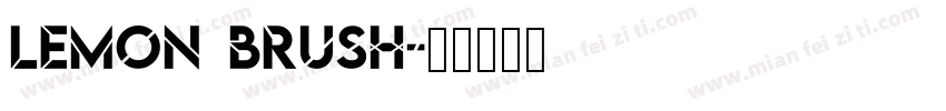Lemon Brush字体转换